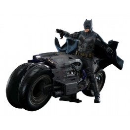 The Flash Movie Masterpiece akčná figúrka wih Vehicle 1/6 Batman & Batcycle Set 30 cm
